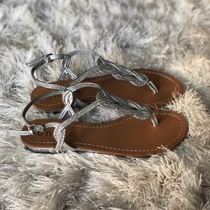 Unisa Unlola Silver Sparkly Sandals